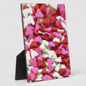 Plaque Photo Valentine Hearts (Côté)