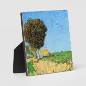 Plaque Photo Van Gogh - A Lane Near Arles, (Recto)