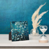 Plaque Photo Van Gogh Almond Blossoms Dark Turquoise (Insitu)