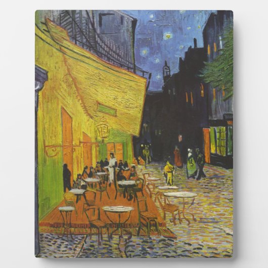 Plaque Photo Van Gogh Cafe Terrasse Post-impressionniste (Devant)