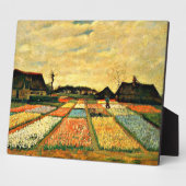 Plaque Photo Van Gogh - Lits à fleurs en Hollande (Côté)