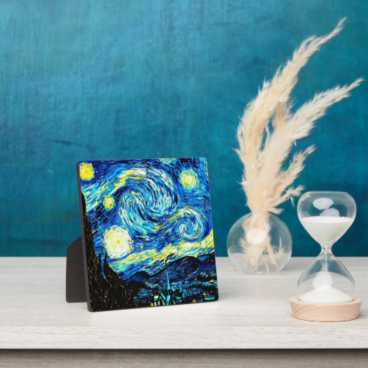 Plaque Photo Van Gogh - Nuit étoilée (Insitu)