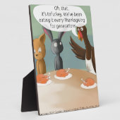 Plaque Photo Vegan Thanksgiving (Côté)