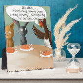 Plaque Photo Vegan Thanksgiving (Côté)