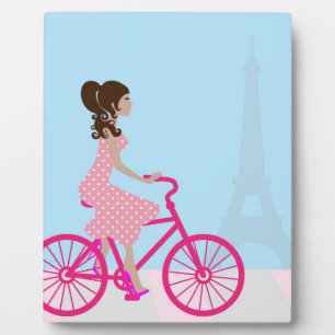 Plaque Photo Vélo à Paris
