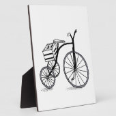 Plaque Photo Vélo sur 3 roues (Côté)