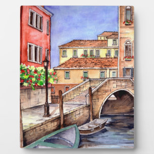 Plaque Photo Venise - Stylo & Laver Aquarelle