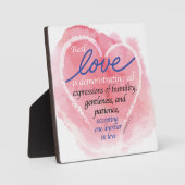 Plaque Photo Véritable Amour (Recto)