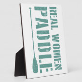 Plaque Photo Véritables Femmes Paddle (Côté)