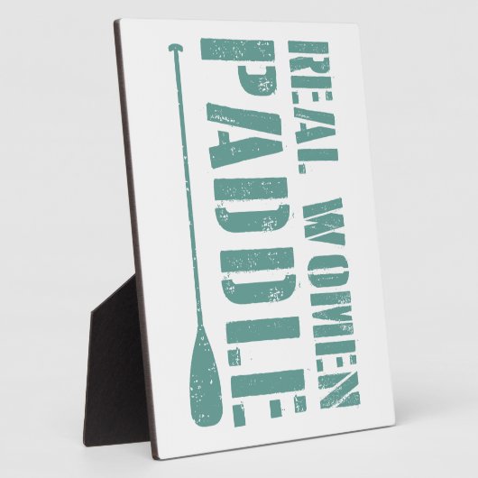 Plaque Photo Véritables Femmes Paddle (Côté)