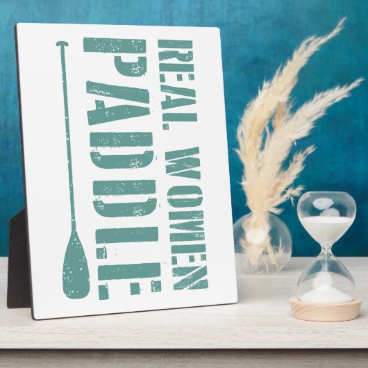 Plaque Photo Véritables Femmes Paddle (Côté)