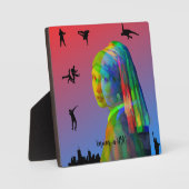 Plaque Photo Vermeer dans NYC (Recto)