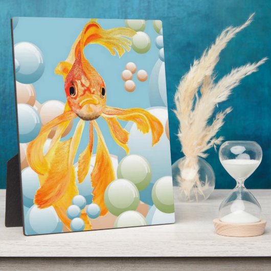 Plaque Photo Vermillion Oiseaux Dans L'Eau Bubble Pastel (Côté)