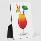 PLAQUE PHOTO VERRE DE COCKTAIL (Côté)
