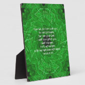 Plaque Photo Versets de la Bible Citation Inspirationnelle Isaï (Côté)