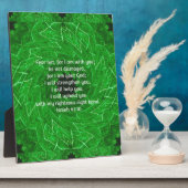 Plaque Photo Versets de la Bible Citation Inspirationnelle Isaï (Côté)