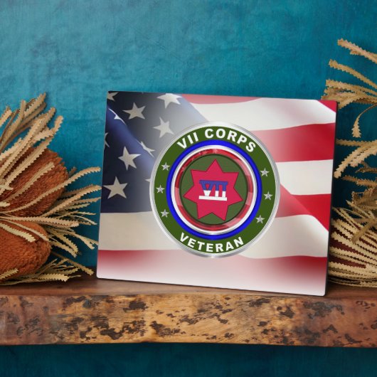 Plaque Photo Vétéran du VIIe corps (Côté)