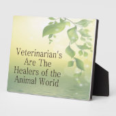 Plaque Photo Vétérinaire (Côté)