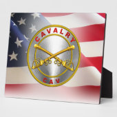 Plaque Photo Vétérinaire de la cavalerie "Cavalier de VAC" (Côté)