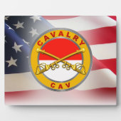 Plaque Photo Vétérinaire de la cavalerie "Cavalier de VAC" (Devant)