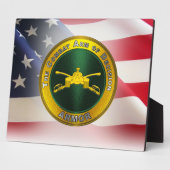 Plaque Photo Vétérinaire de l'Armée blindée (Côté)