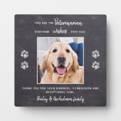 Plaque Photo Vétérinaire Merci vétérinaire Animaux de compagnie (Devant)