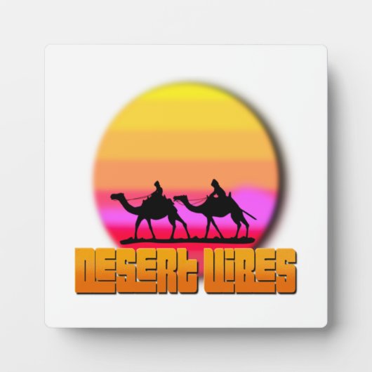 Plaque Photo Vibe de rose du désert (Devant)