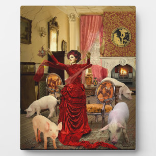 Plaque Photo Victorian