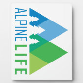 Plaque Photo Vie alpine (Devant)