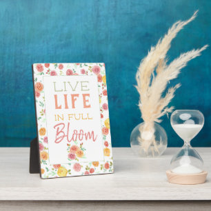 Plaque Photo Vie en pleine floraison Joli Roses floraux