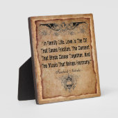 Plaque Photo Vie familiale (Recto)