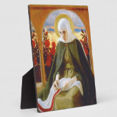 Plaque Photo Vierge Marie Dans Le Jardin Rose Par Edelfeutre Al (Côté)