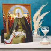 Plaque Photo Vierge Marie Dans Le Jardin Rose Par Edelfeutre Al (Côté)