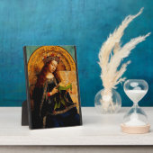 Plaque Photo Vierge Marie par Jan van Eyck (Côté)
