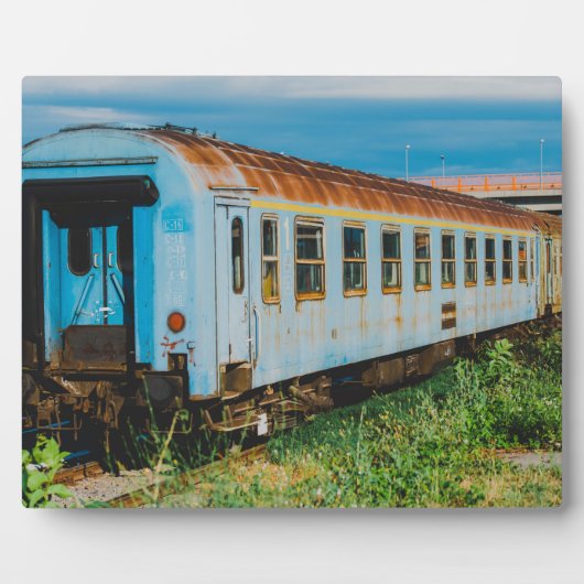 Plaque Photo Vieux train (Devant)