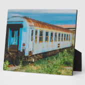 Plaque Photo Vieux train (Côté)