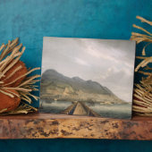 Plaque Photo View of Gibraltar, gravée par Thomas Sutherland f (Côté)