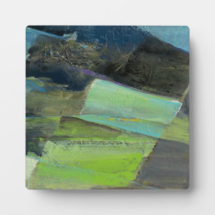 Plaque Photo View of the Coast Abstract