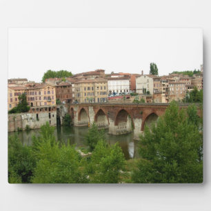 Plaque Photo View of the old bridge (photo)