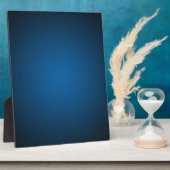 Plaque Photo Vignette bleu-noir gris (Côté)