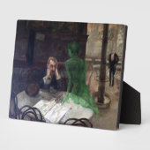 Plaque Photo Viktor Oliva L'Absinthe Poster (Côté)