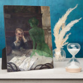 Plaque Photo Viktor Oliva The Absinthe Drinker (Côté)