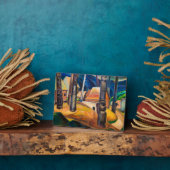 Plaque Photo Village de Kispiax | Emily Carr | (Côté)