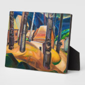 Plaque Photo Village de Kispiax | Emily Carr | (Côté)