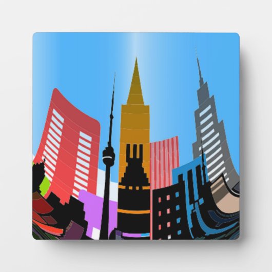 PLAQUE PHOTO VILLE (Devant)