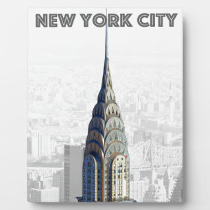 Plaque Photo Ville de New York