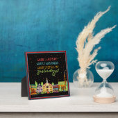 Plaque Photo Ville natale Né et élevé l'inspiritisme (Insitu)