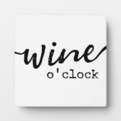 Plaque Photo Vin à l'heure | Wine Bar Ferme Signale (Devant)