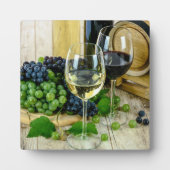 Plaque Photo Vin fin, vieilli à la perfection, (Devant)