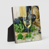 Plaque Photo Vin fin, vieilli à la perfection, (Recto)